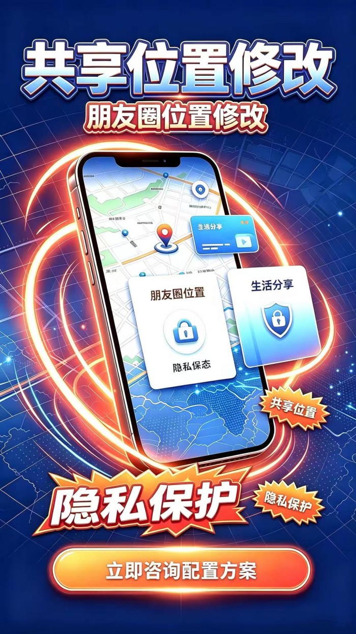 虚拟位置、朋友圈位置修改、共享实时位置三大核心功能